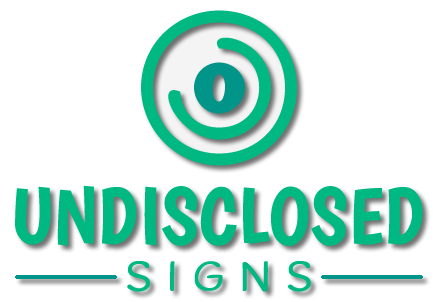 undisclosed signs