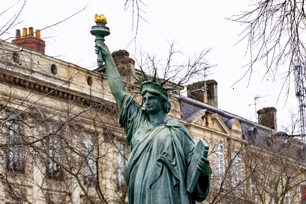 Riproduzione della Statua della Libertà a Bordeaux